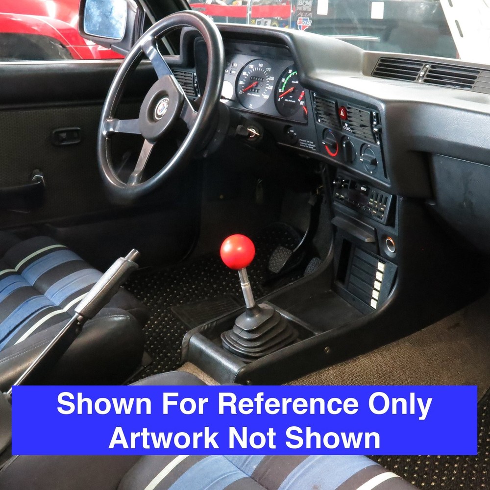 Red Number 3 Solid Billiard Pool Ball Custom Shift Knob - Steel 16mm Insert -Car