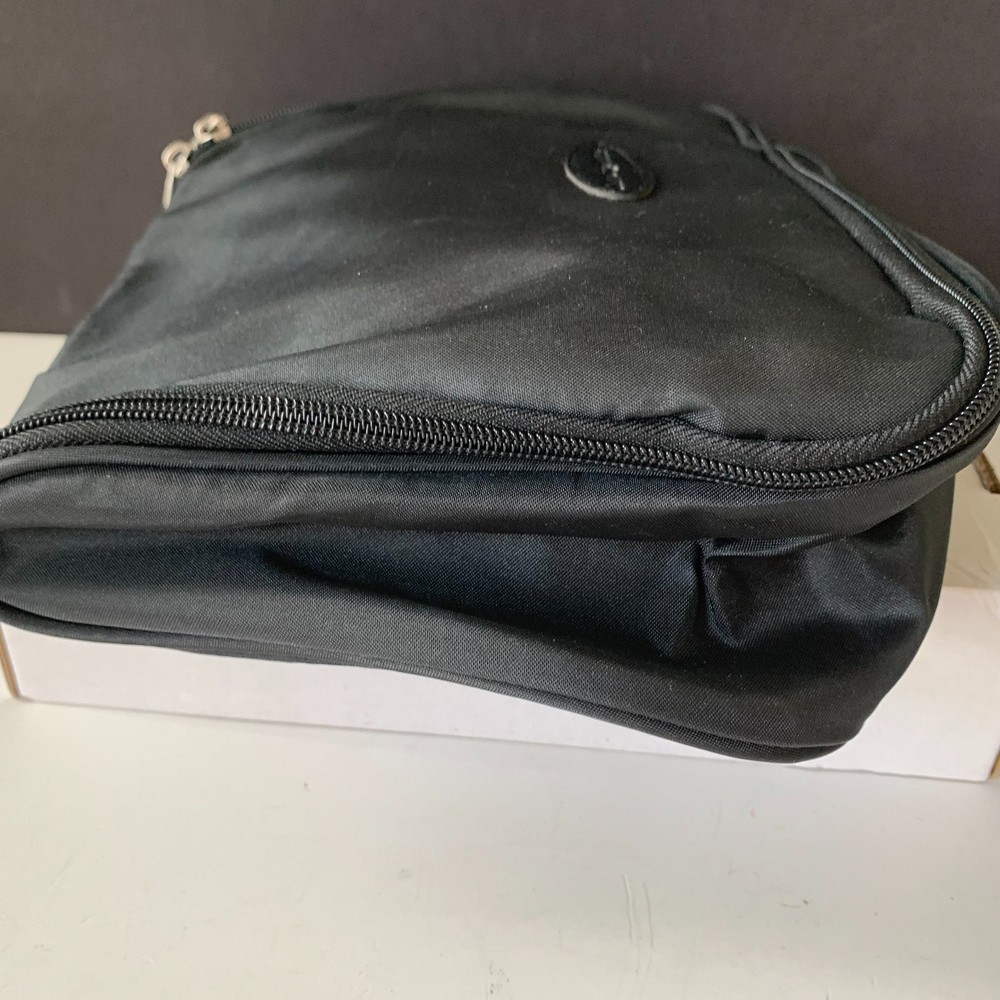 Samsonite Black Toiletry Travel Bag Case Pouch Multi Sectioned VGC z