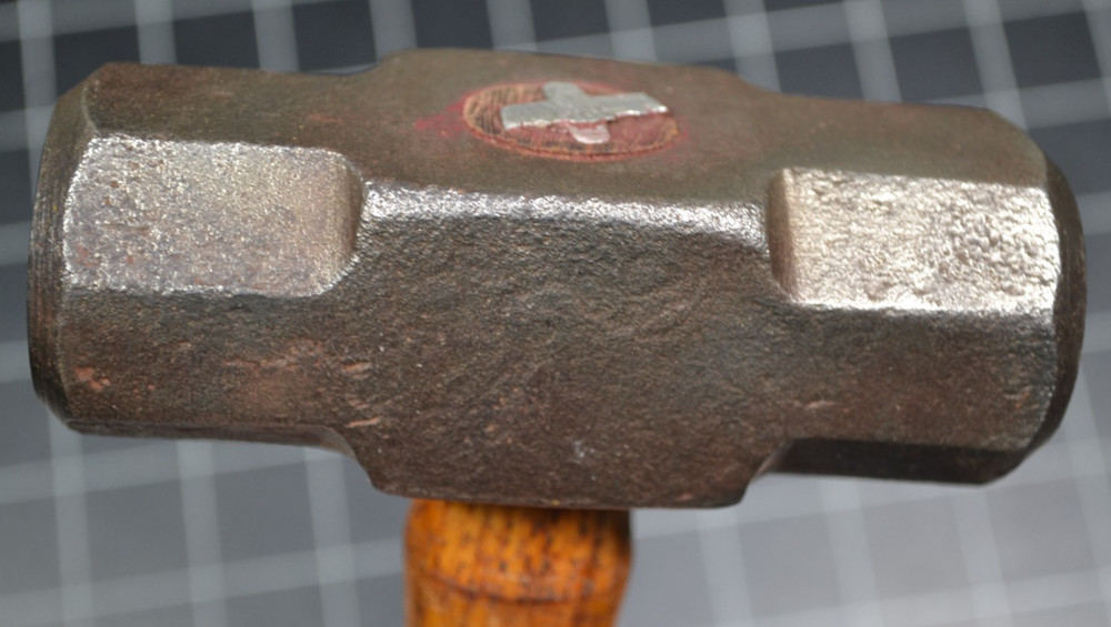 WARREN-TEED #84 - DOUBLE FACE ENGINEERS' HAMMER - 2 1/2# - ORIGINAL HANDLE