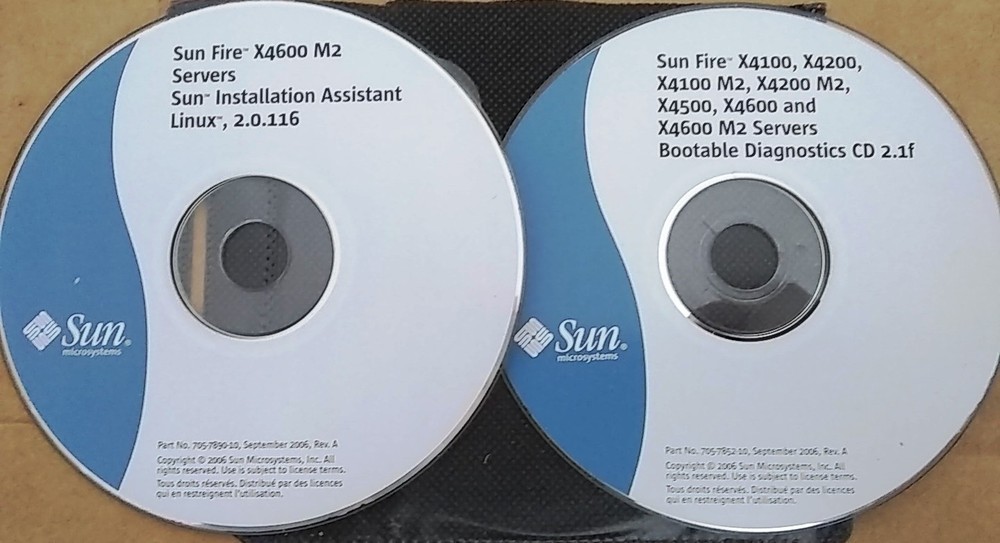 Sun Microsystems Sun Fire X4600 M2 Servers Software Install CD Set