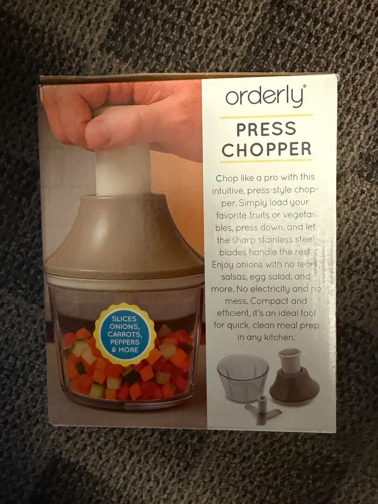 Orderly Kitchen Press Chopper