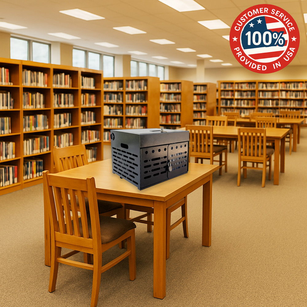 16-Device Charging Cabinet with Combination Lock