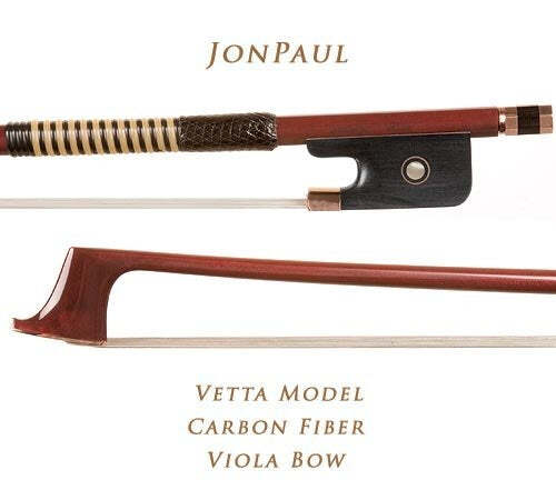 JonPaul Vetta Gold Mounted Carbon Composite Viola Bow