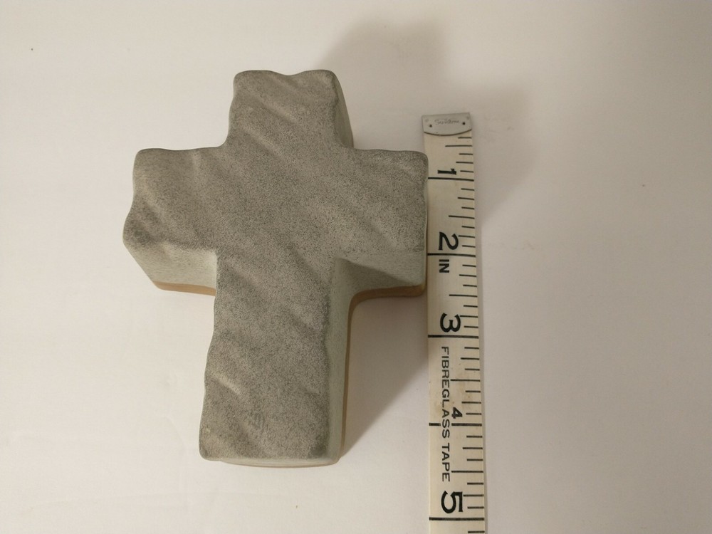Decrotive Cracker Barrel Easter Christian Clay Cross Open Box