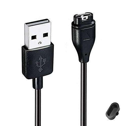 3.3ft Charging Cable For Garmin Forerunner 245 Smart Watch Charger + Dust Plug