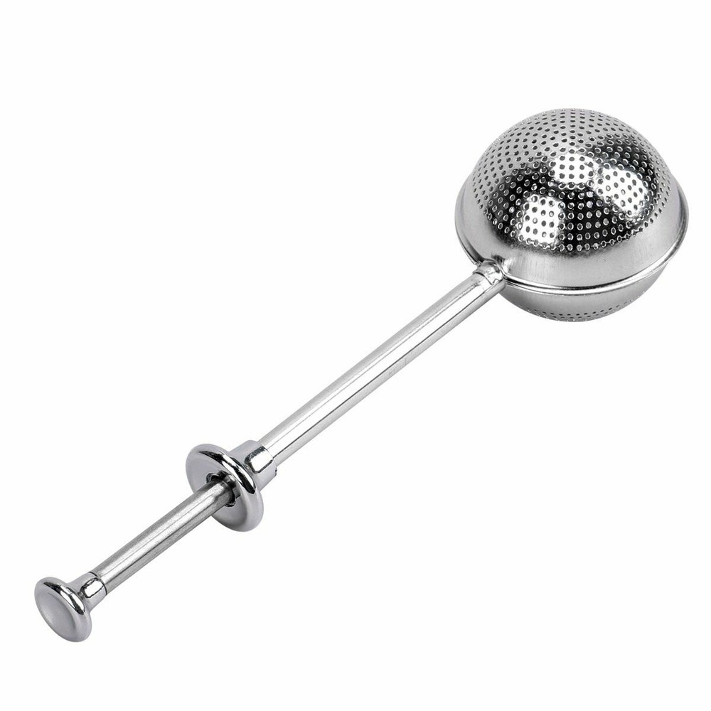 1/2Pcs Tea Infuser Ball Mesh Leaf Strainer Filter Herb Steeper Stainless Secure