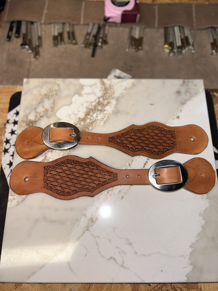 mens western spur straps