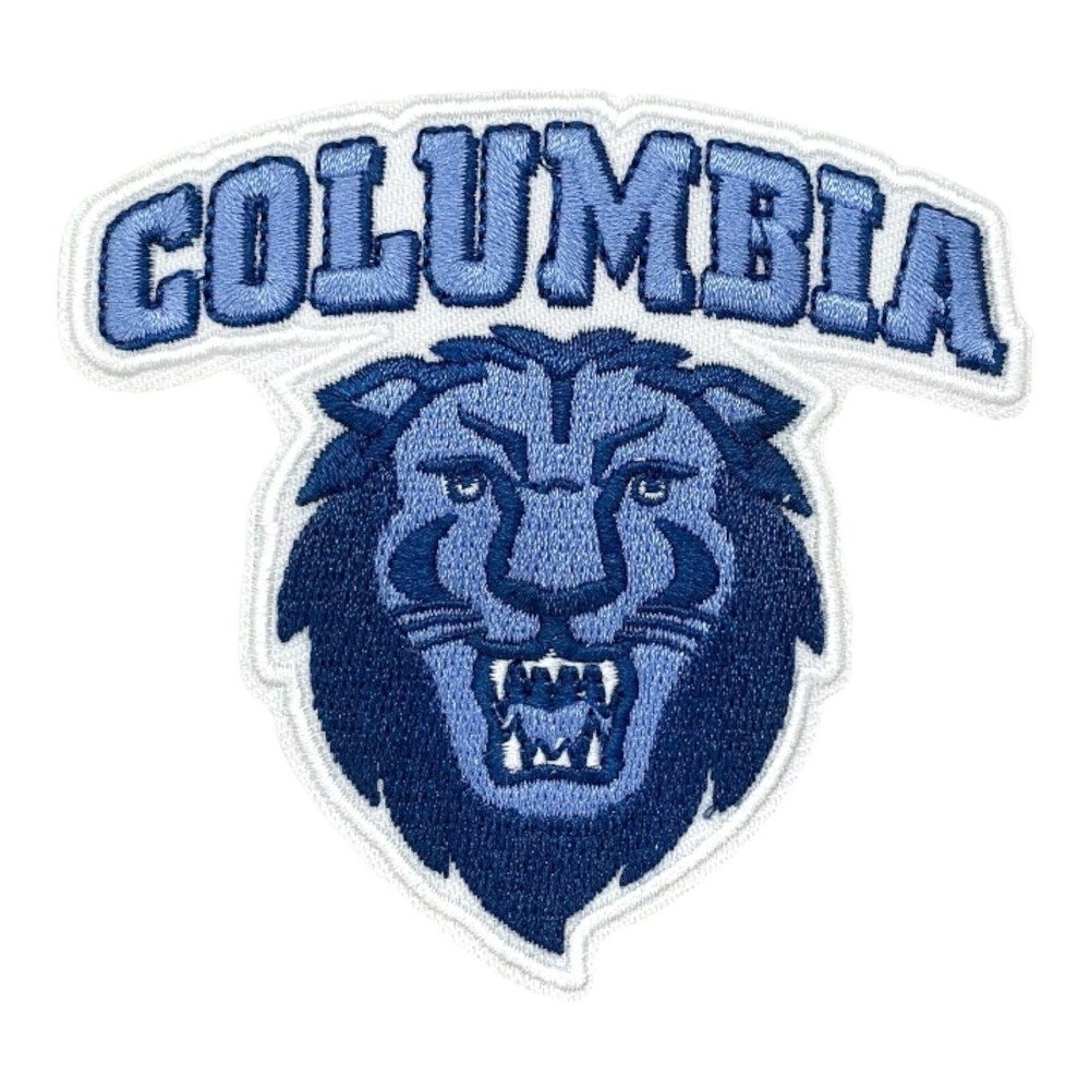 Columbia University Patch. Fully Embroidered. Iron On Backing. 3"x3"