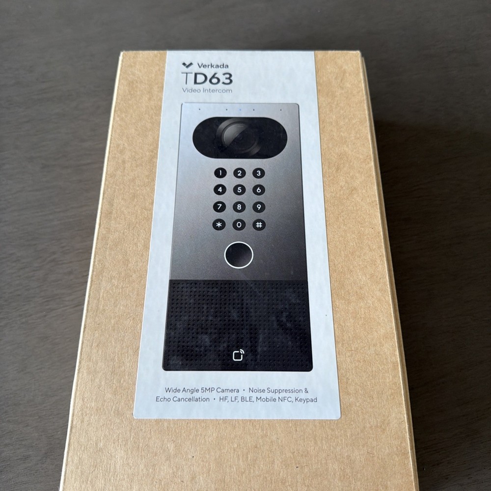 Verkada TD63 Video Intercom – 5MP - Open Box