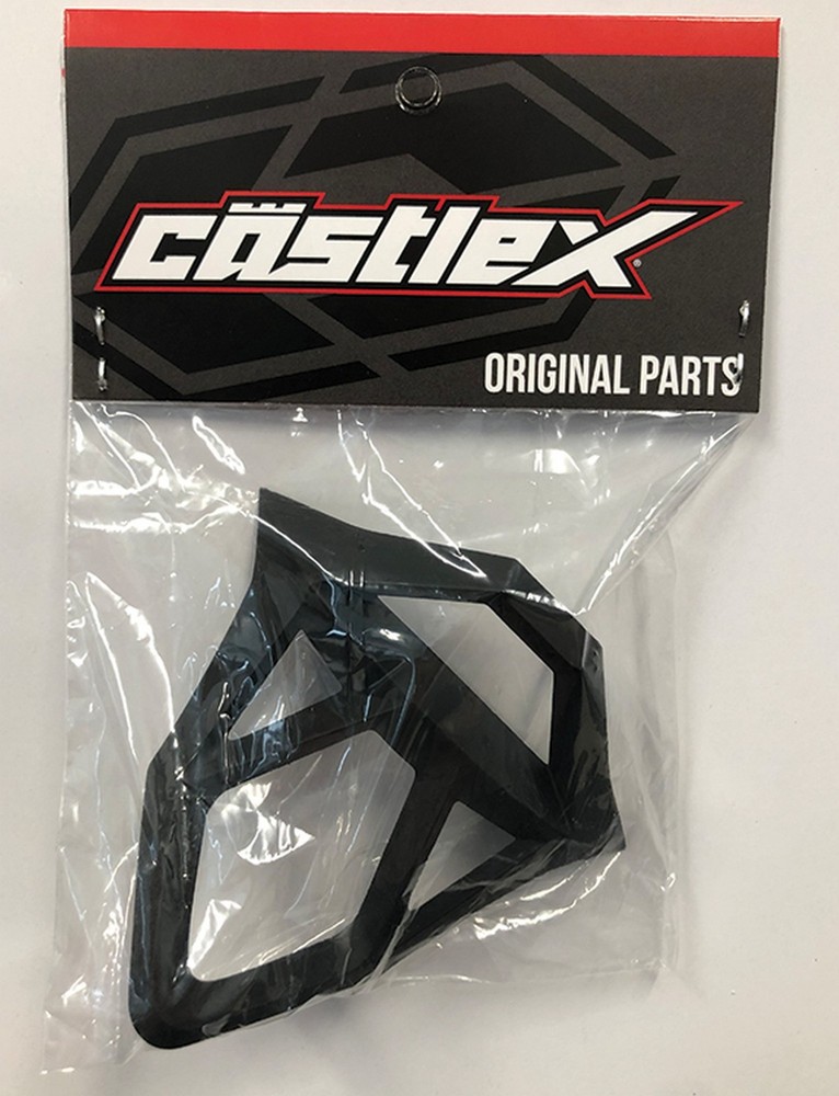 Castle CX100 Helmet Replacement Mouth Vent Black