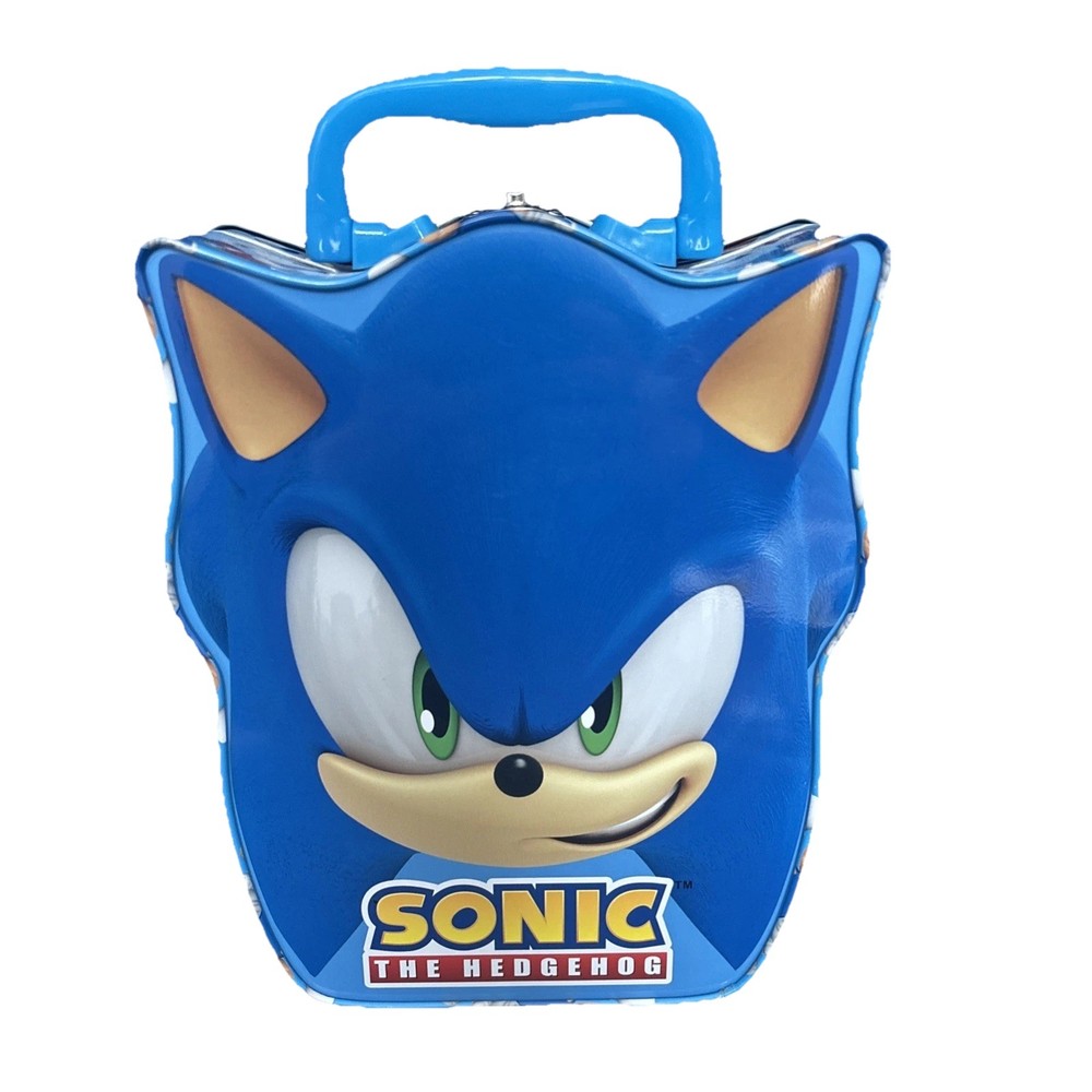 Tin Box Sonic The Hedgehog Metal Lunch Box NEW