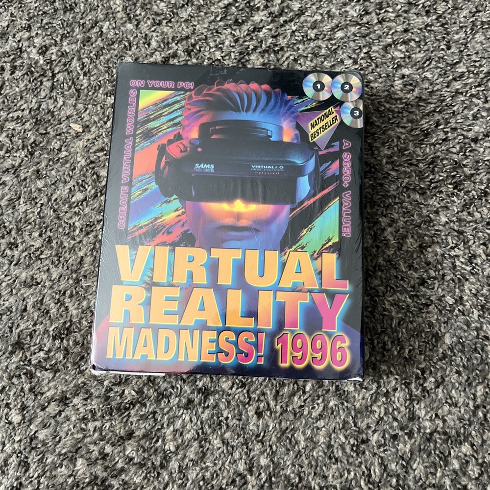 New Virtual Reality Madness 1996 VR Program PC SEALED