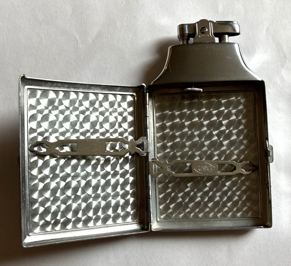 Ronson Mastercase Lighter, Ciggarette Case