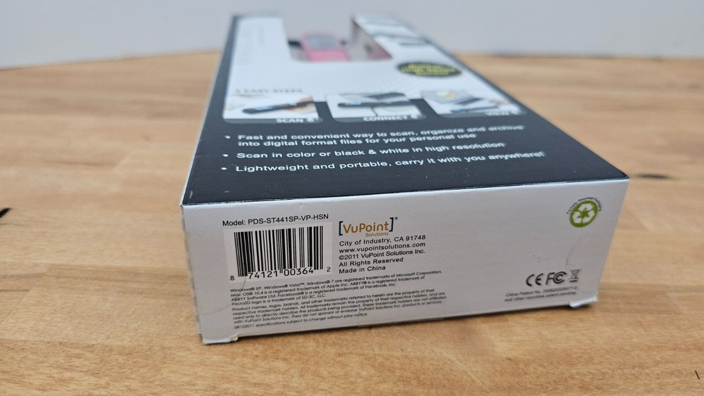 VuPoint Solutions Magic Wand II Portable Handheld Scanner