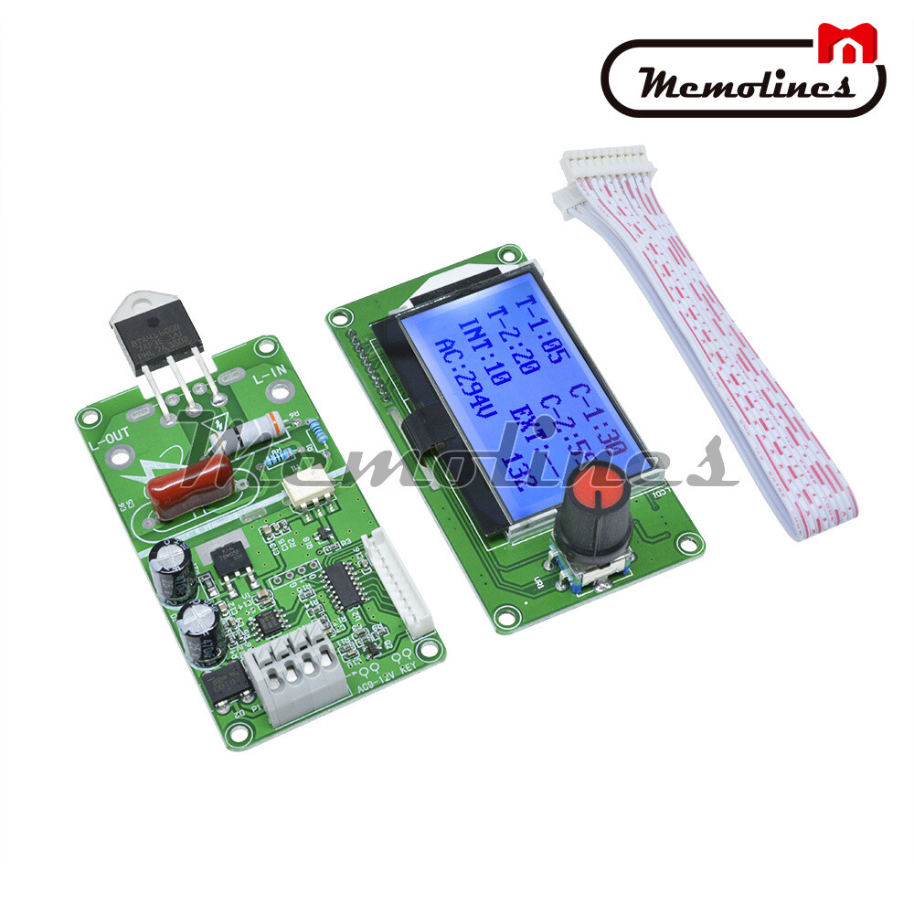 Double 40A/100A Pulse Encoder 12864 LCD Display Spot Welder Control Board