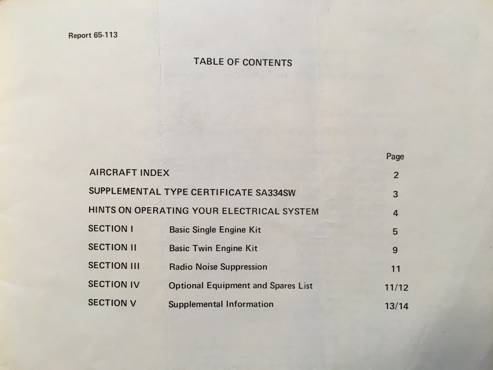 Interav Alternator 1255A Install Booklet