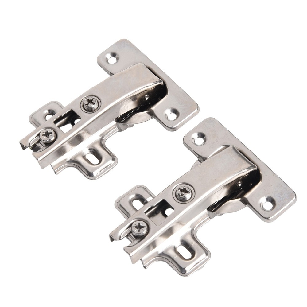 2 Pcs/Set 90 Degree Kitchen Cabinet Cupboard Concealed Angular Corner Door Hinge