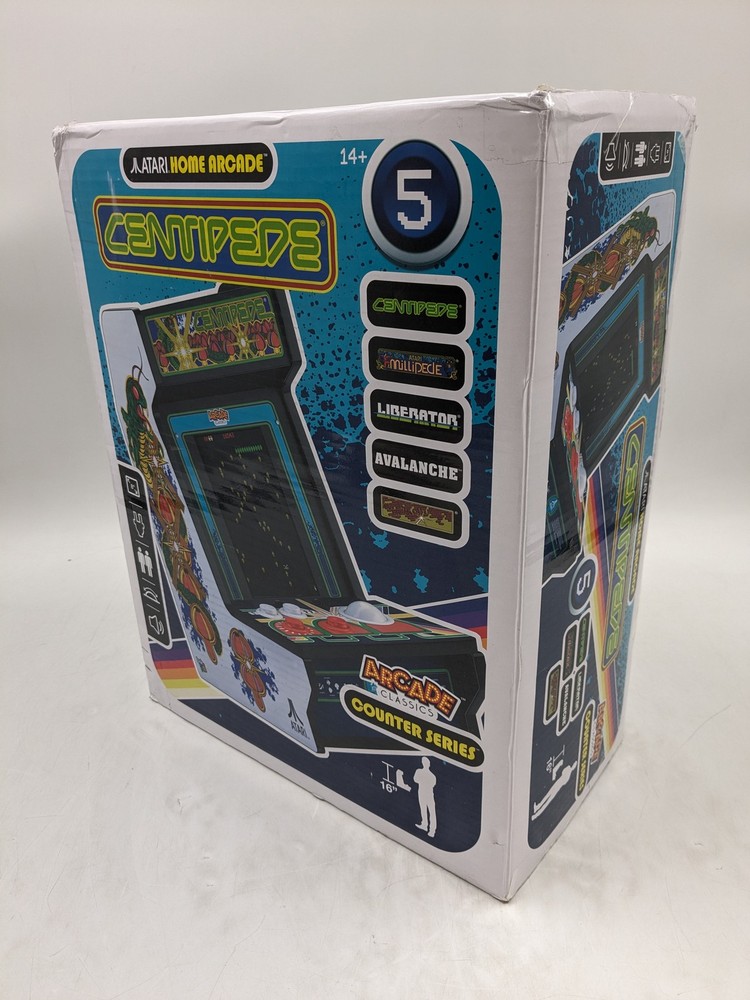 Arcade Classics Atari Centipede Counter Series Arcade Game With 8" Screen