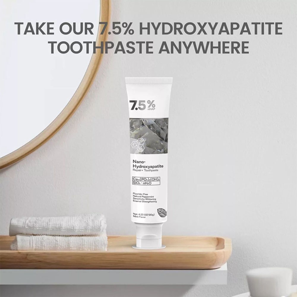 7.5% Hap Nano Hydroxyapatite Toothpaste Remove Deep Clean For Sensitive Teeth US