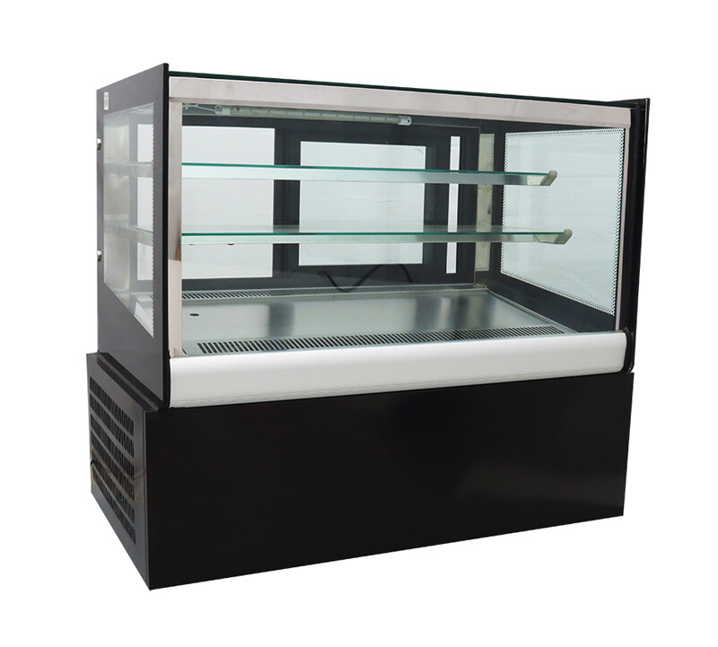 Updated Bakery Showcase 220V 0.3HP Powered Refrigerate Cake Display Case 210159