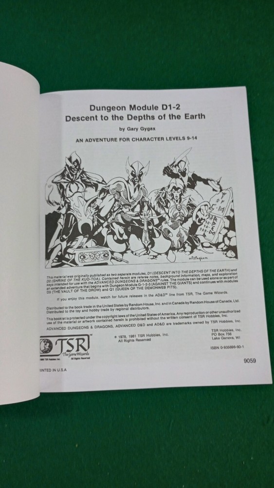 Dungeon Module BUNDLE Advanced Dungeons Dragons AD&D 1st Edition