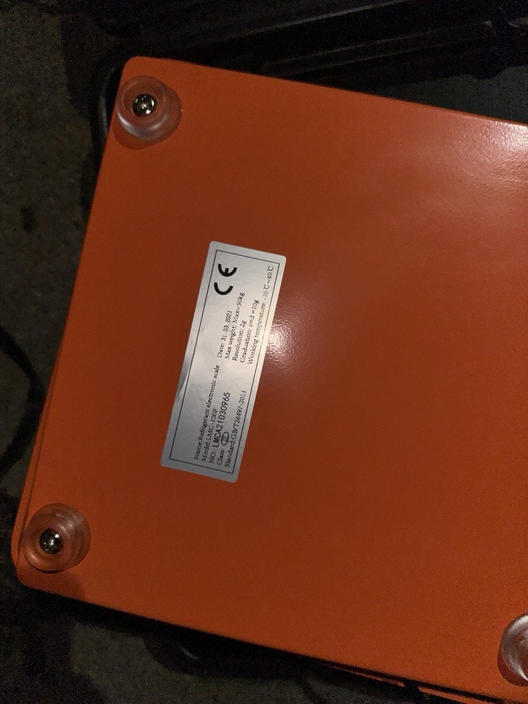 Elitech lmc-100f electronic digital refrigerant charging scale 220lb