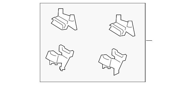 Genuine Mitsubishi Clip Set 4605B146