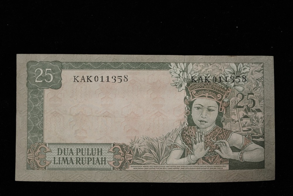 INDONESIA 25 Rupiah 1960
