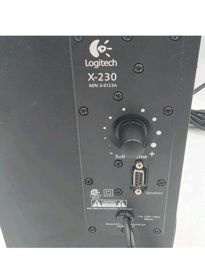 Logitech X-230 Subwoofer Replacement Speaker