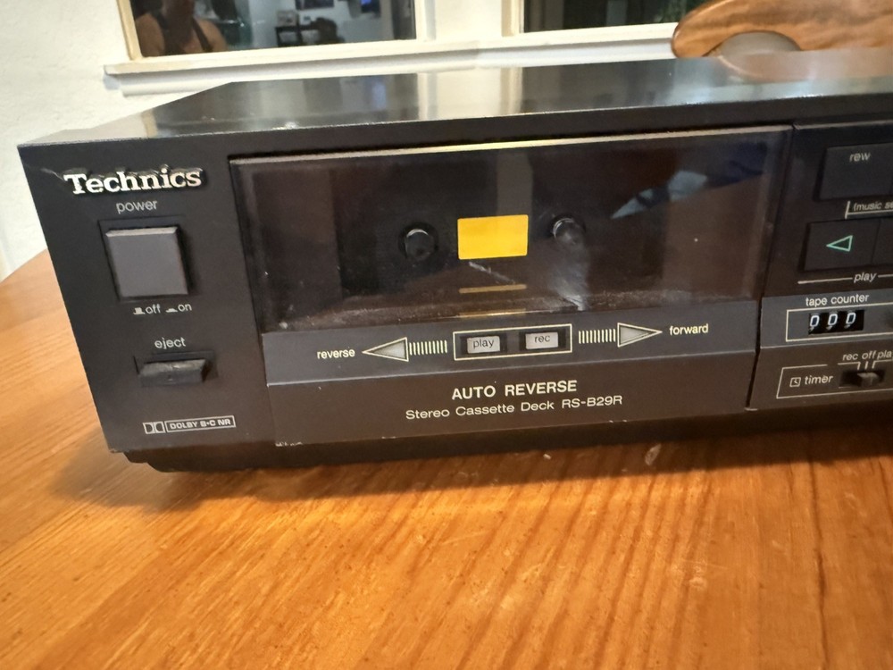 Technics RS-B29R Stereo Cassette Deck Auto Reverse Dolby-Tested Powers On & Runs