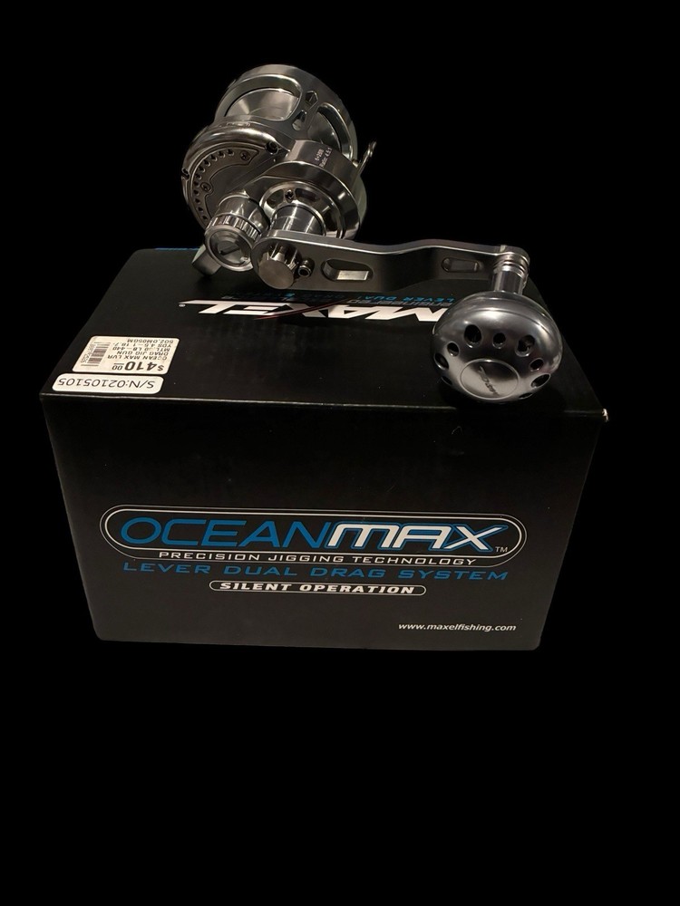 Maxel Ocean Max Precision Jigging Tech Lever Dual Drag System Silent Operation