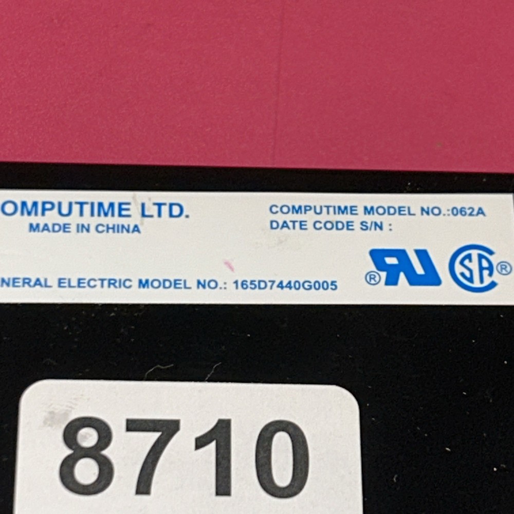 GE Dishwasher Control Board PCB 165D7440G005