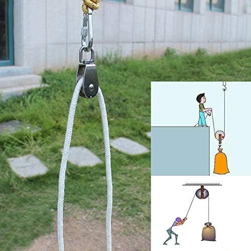 2-Pack M15 Single Wheel Stainless Steel Rigging Block - Swivel Functionality