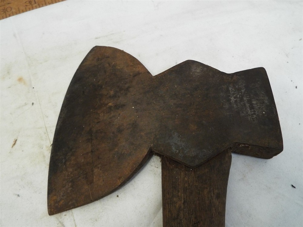 Vintage Underhill Edge Tool Co American Ax Offset Style Hatchet Axe
