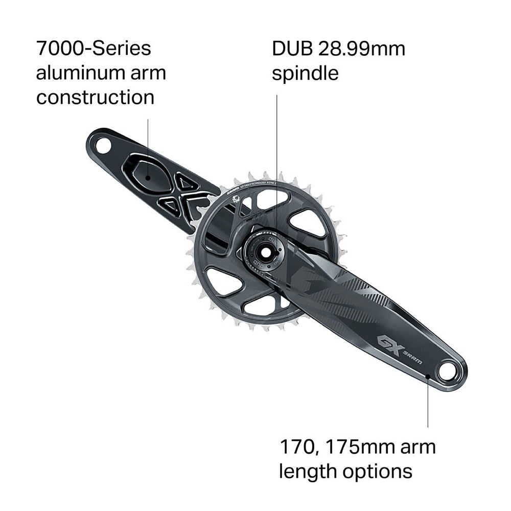 SRAM GX Eagle DUB Crankset - Boost
