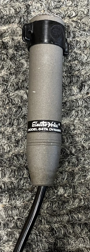 Electro-Voice- Model 647A Dynamic Microphone, HiZ