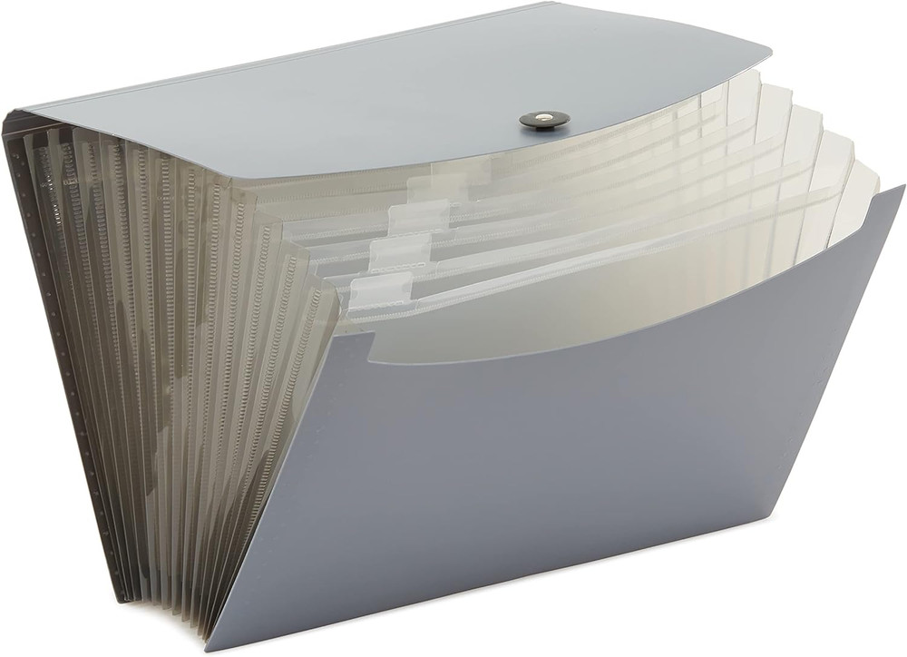 Expanding Organizer File Folder for Documents, Letter Size, 13 Pockets, Waterpro