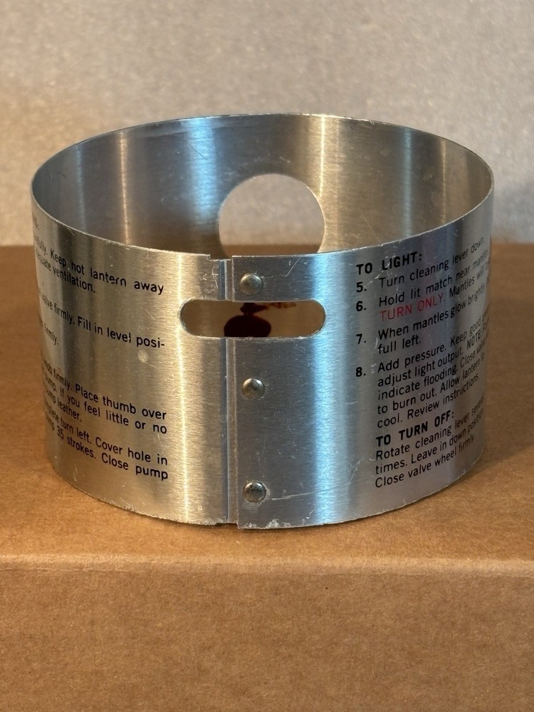 Coleman Lantern 228H Frame Rest Base Collar #2