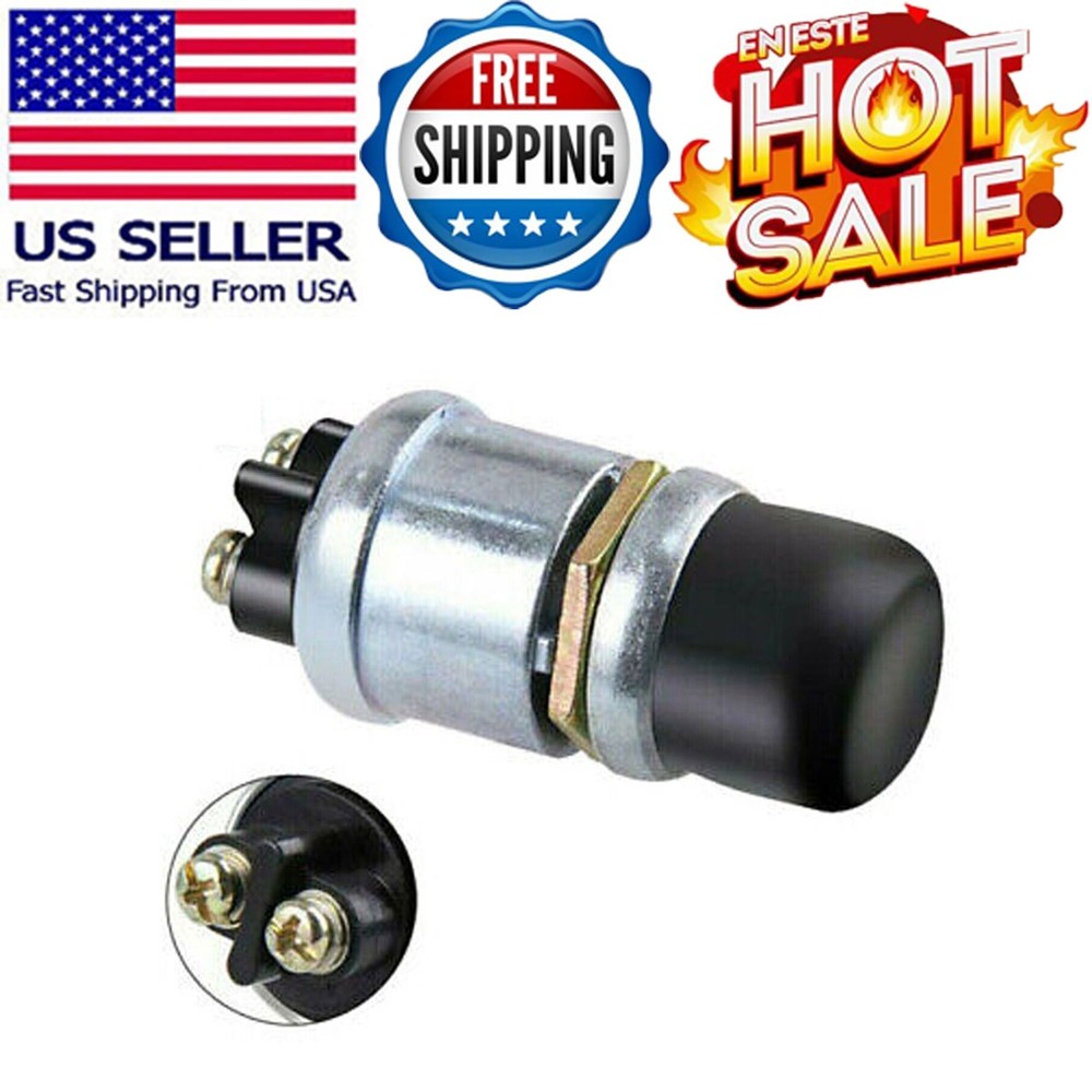 12V Waterproof Switch Push Button Horn Engine Start Starter For Car Boat Track