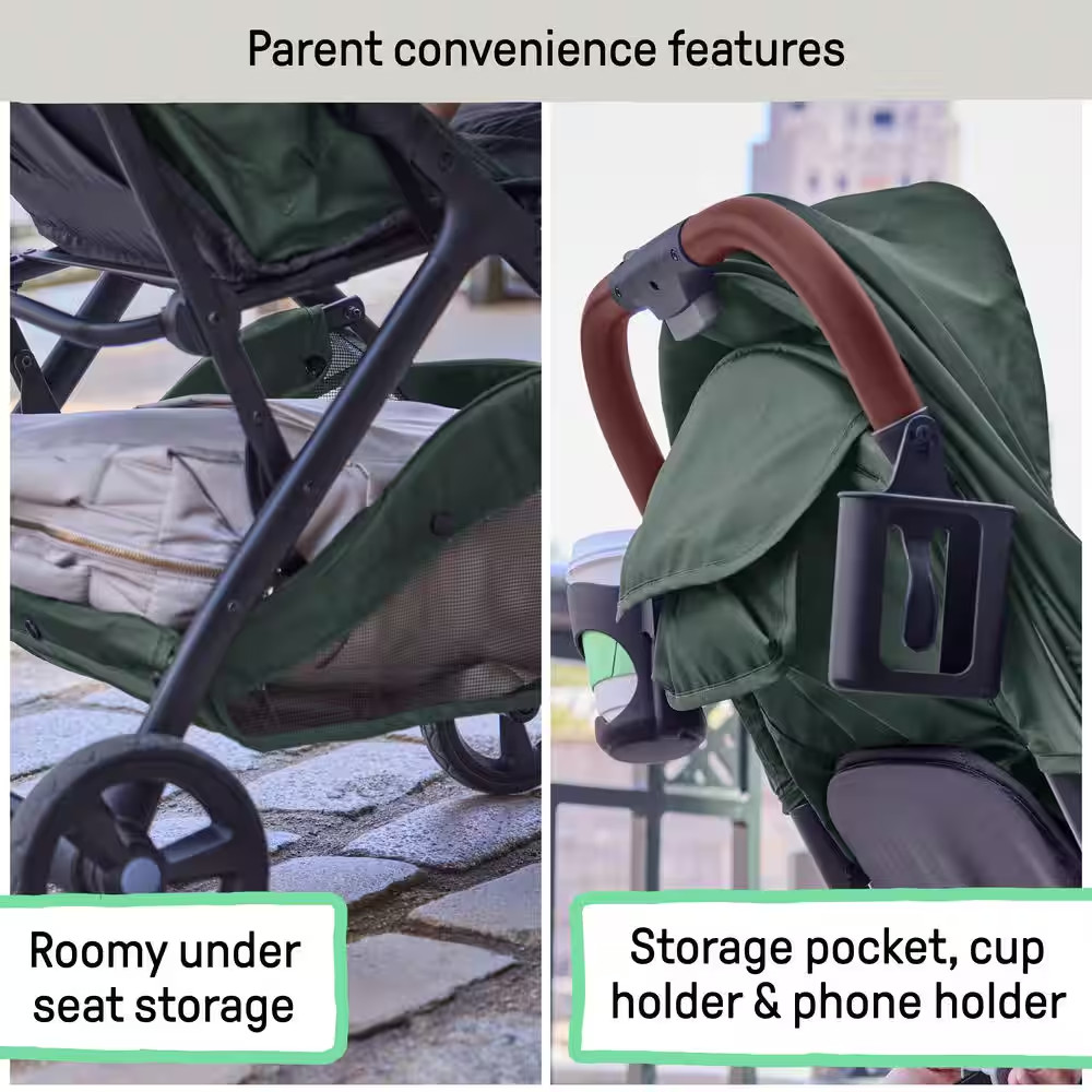 3Dquickclose CS+ Compact Fold Stroller-Green