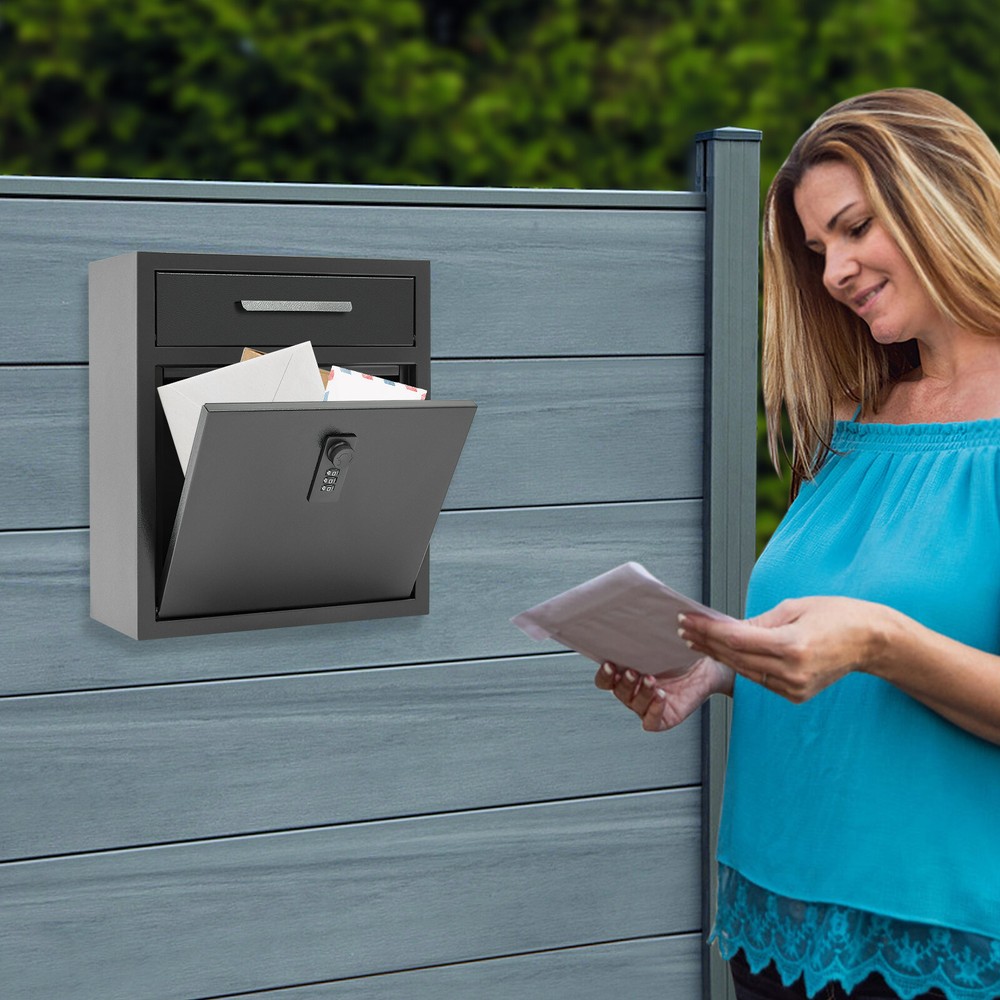Mailbox, Wall-mounted Mailbox, Mailbox With Combination Lock