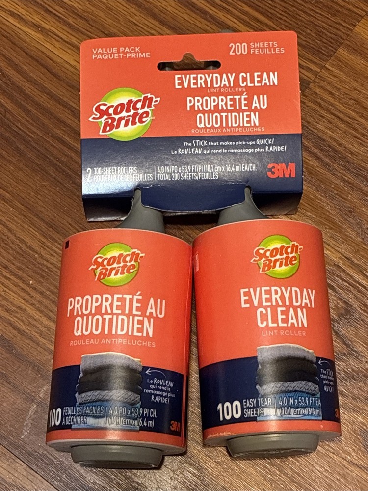 Scotch Brite Value Pack  2 Rolls 200 4” Sheets