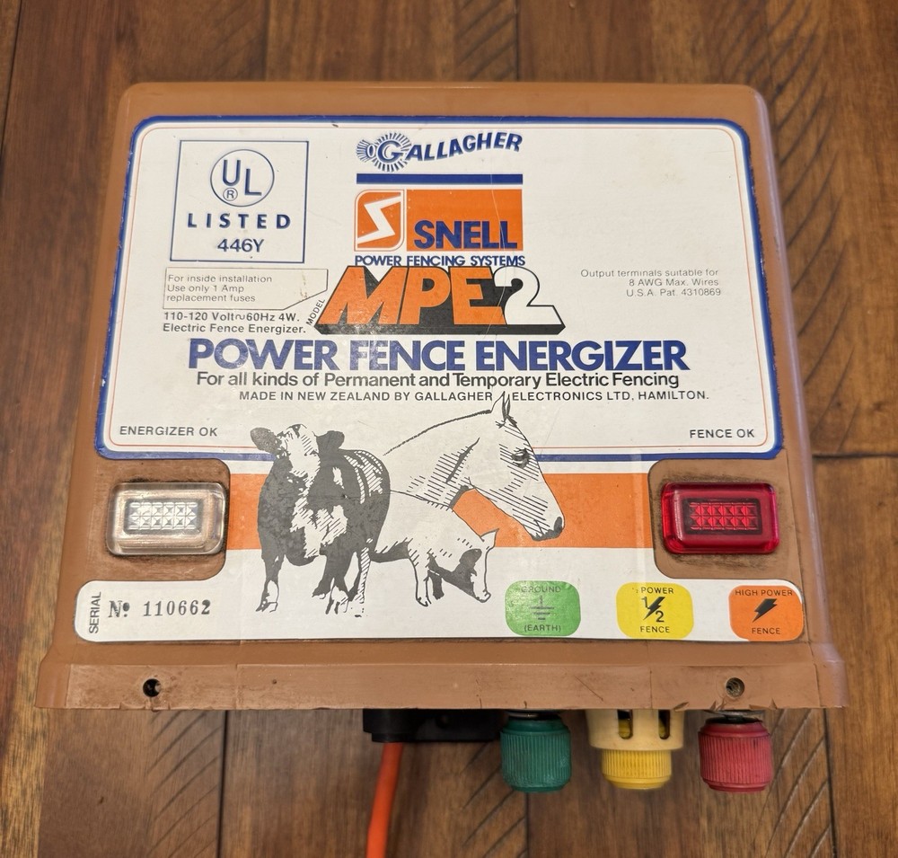 Gallagher MPE2 Fence Energizer Charger Tested