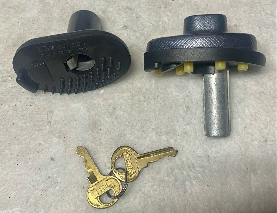 Used Masterlock Trigger Lock Keyed Different