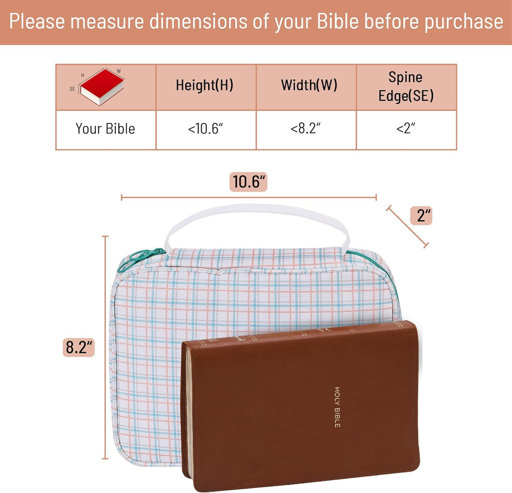 - Bible Case Covers for Women, Bible Bag Covers