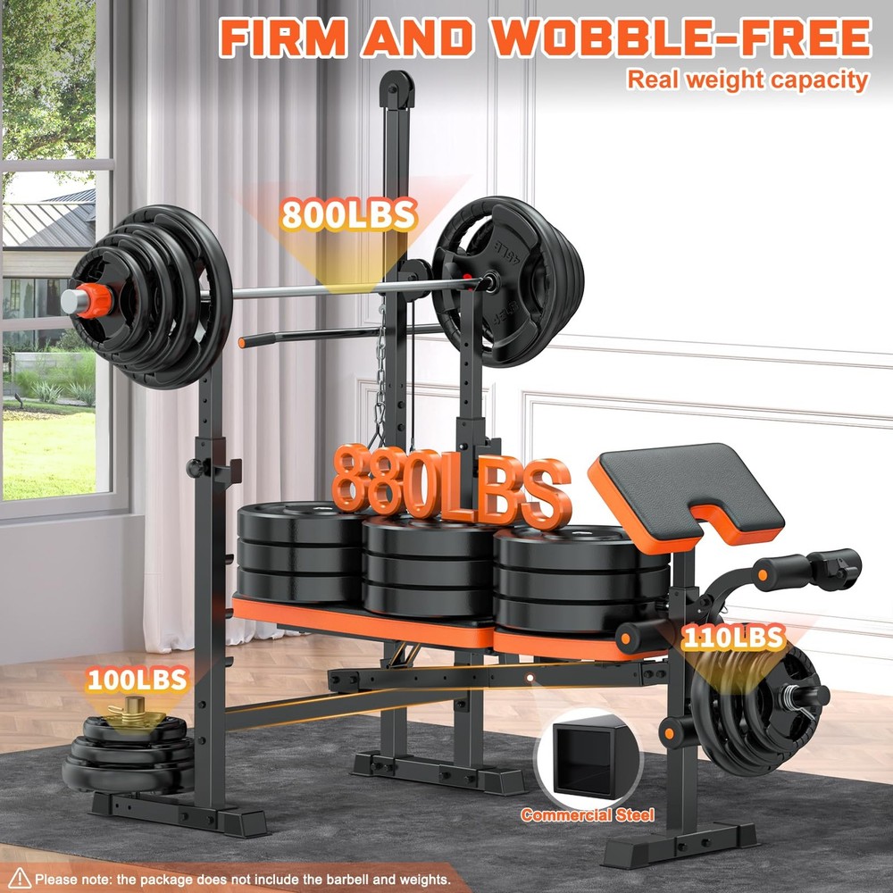 800lbs 8-in-1 Weight Bench – Lat Pulldown