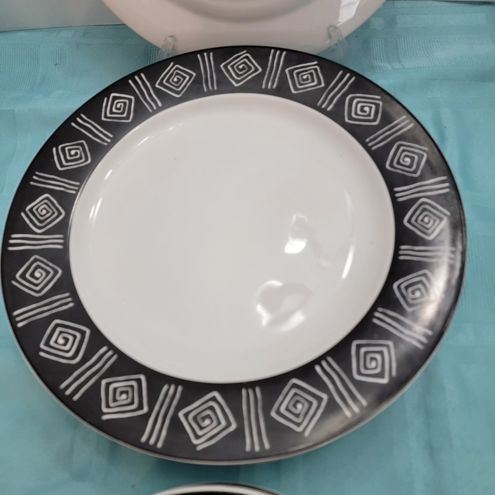 Furio SPHINX Pattern Plates Black & White Geometric Aztec. U Pick