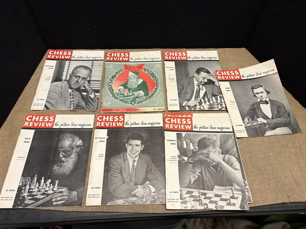 1949 Chess Review magazine, all 12 issues