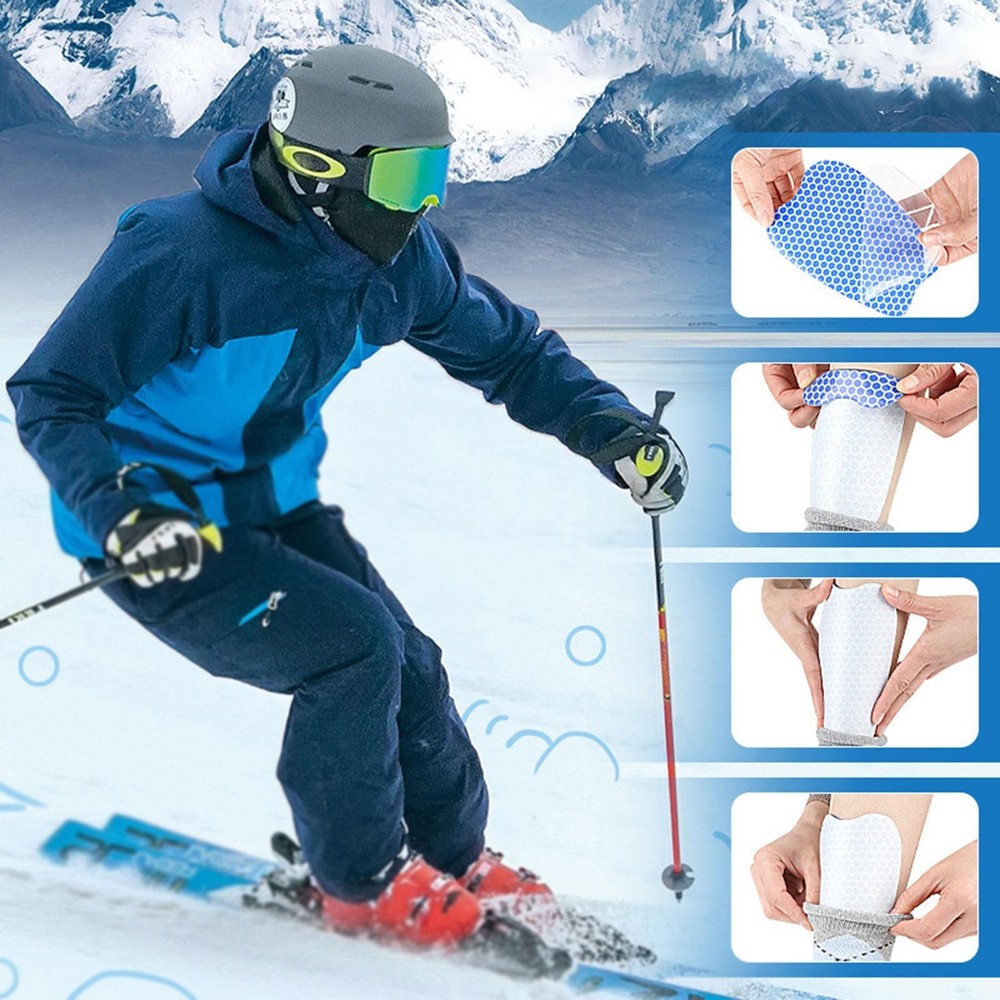 Ski Shin Guard Protector High Performance Reusable Lightweight Soft for Men