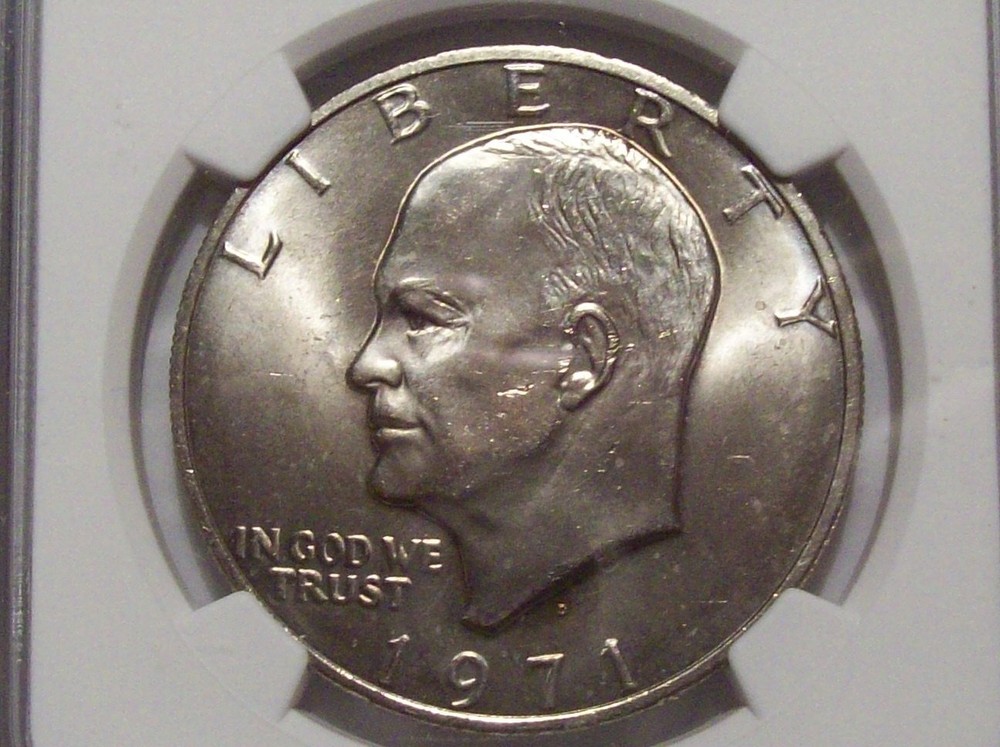 1971-D Friendly Eagle Eisenhower Dollar-NGC MS 65 #3